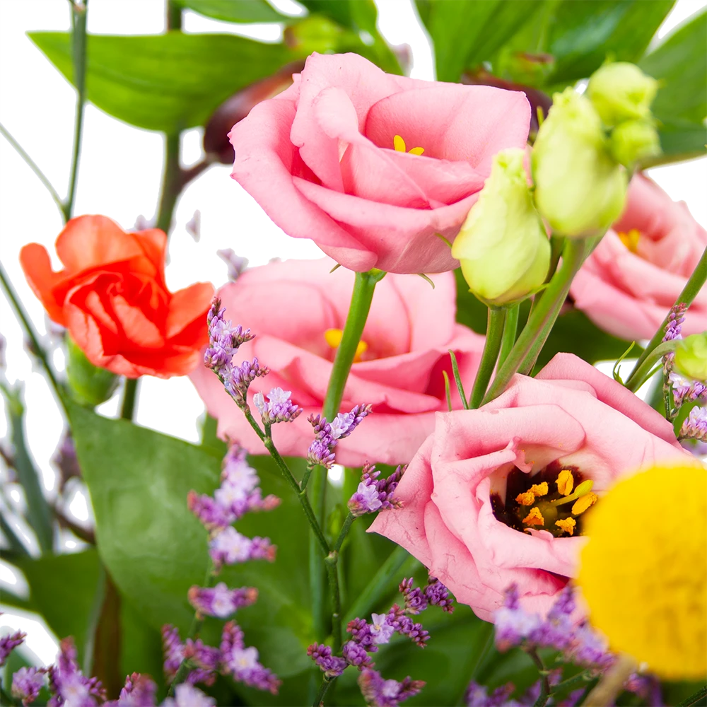 Boeket Kleurrijk Geplukt Middel - Afbeelding 3