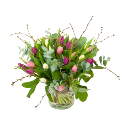 Boeket Kleurrijke Tulp Groot