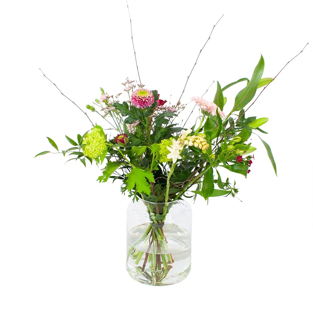 Boeket Roze Verrassing Klein