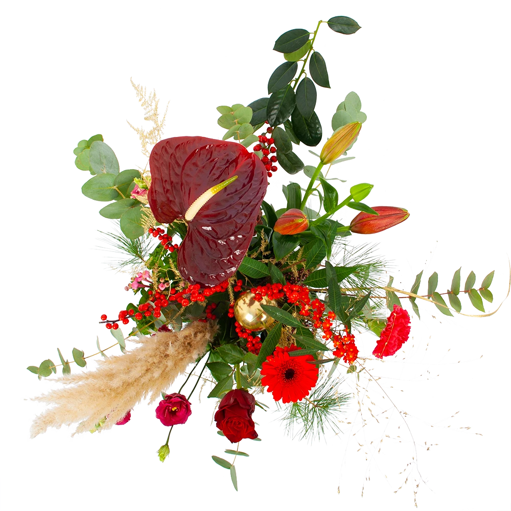 Boeket Winterse Pluim Middel - Afbeelding 2