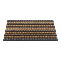 HAMAT Buitenmat Quardo Scrape - 80x50cm - Zwart/Naturel - Deurmat