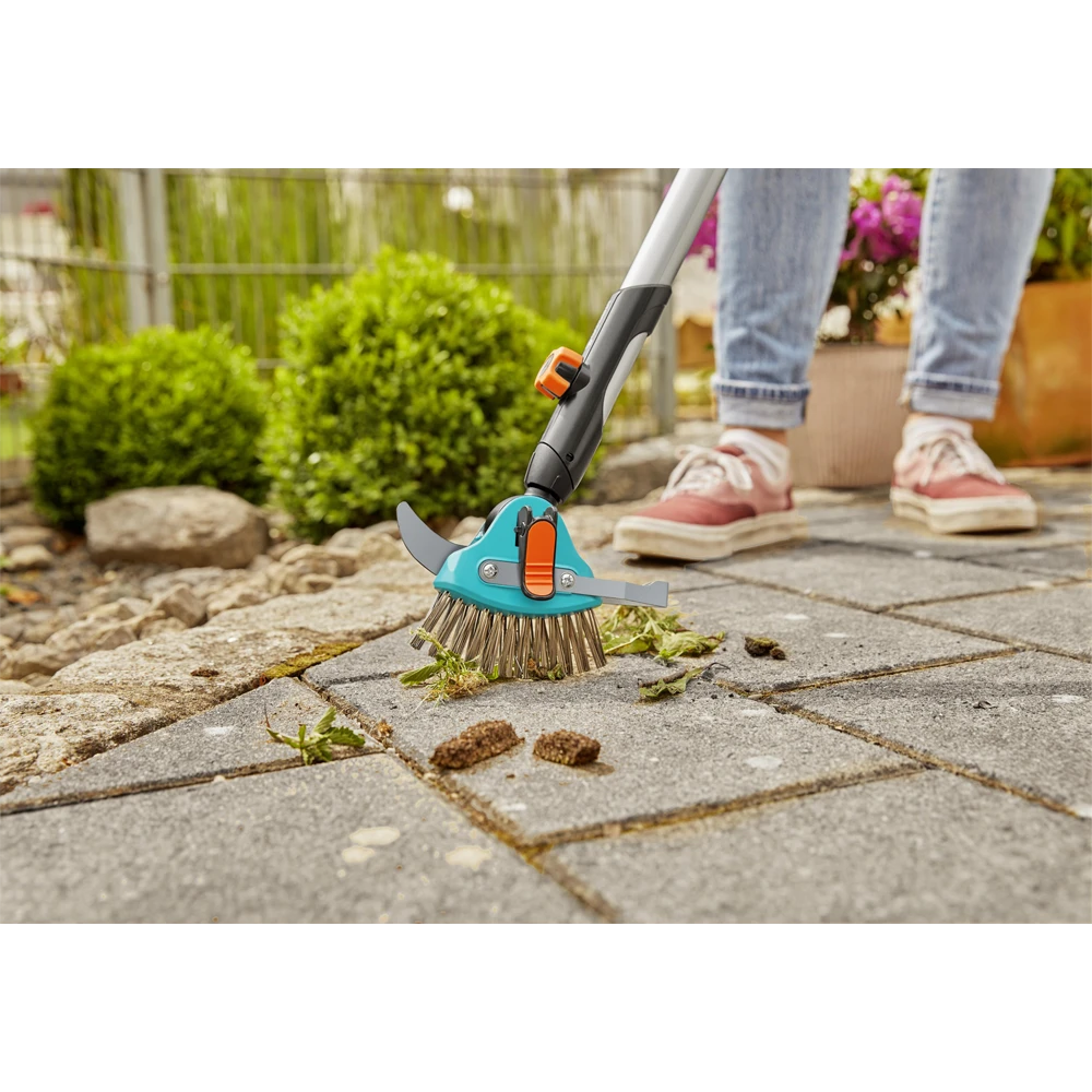 Combisysteem 3in1 Voegenkrabber/borstel - 9cm - Gardena - Afbeelding 5