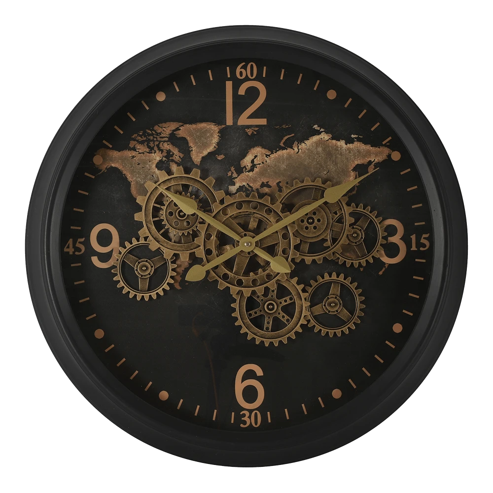 Klok Carta Zwart U00f8 60 Cm - Wandklok