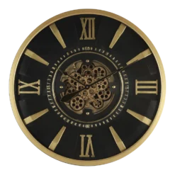 Klok Devon Goud U00f8 80 Cm - Wandklok