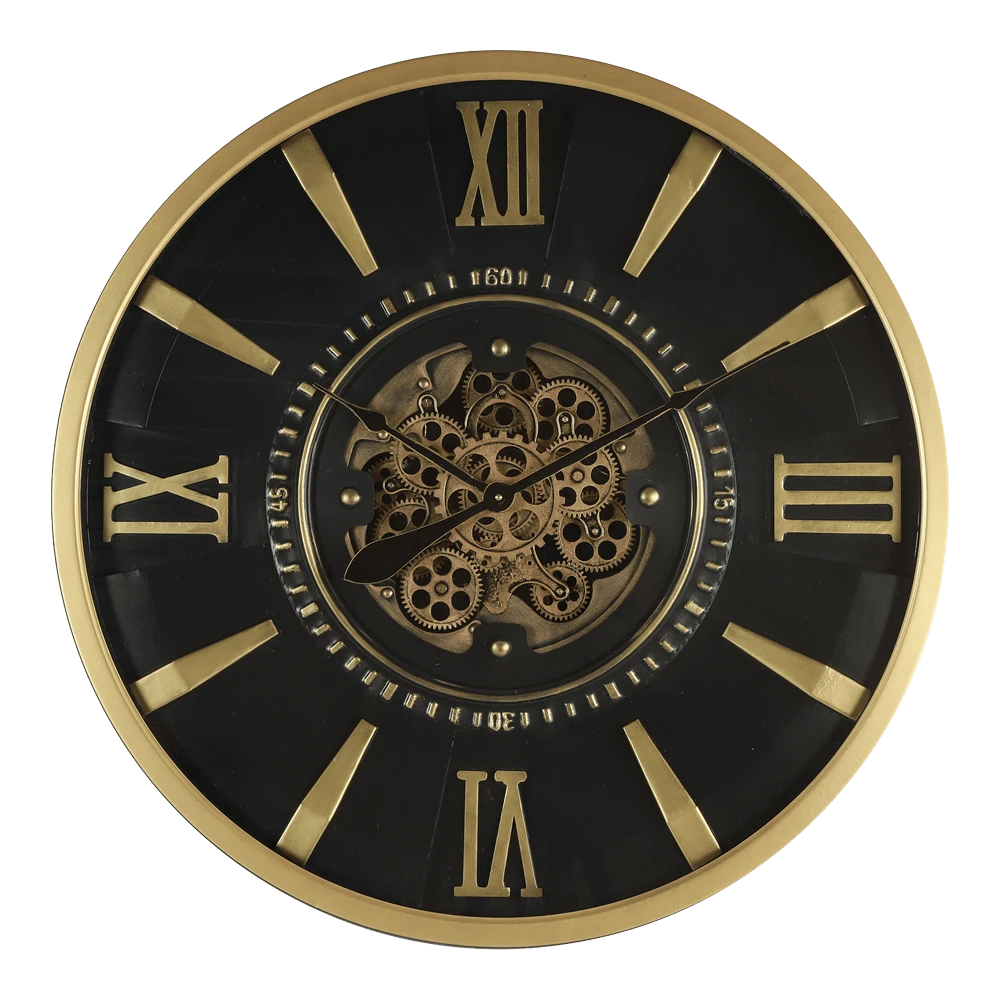 Klok Devon Goud U00f8 80 Cm - Wandklok