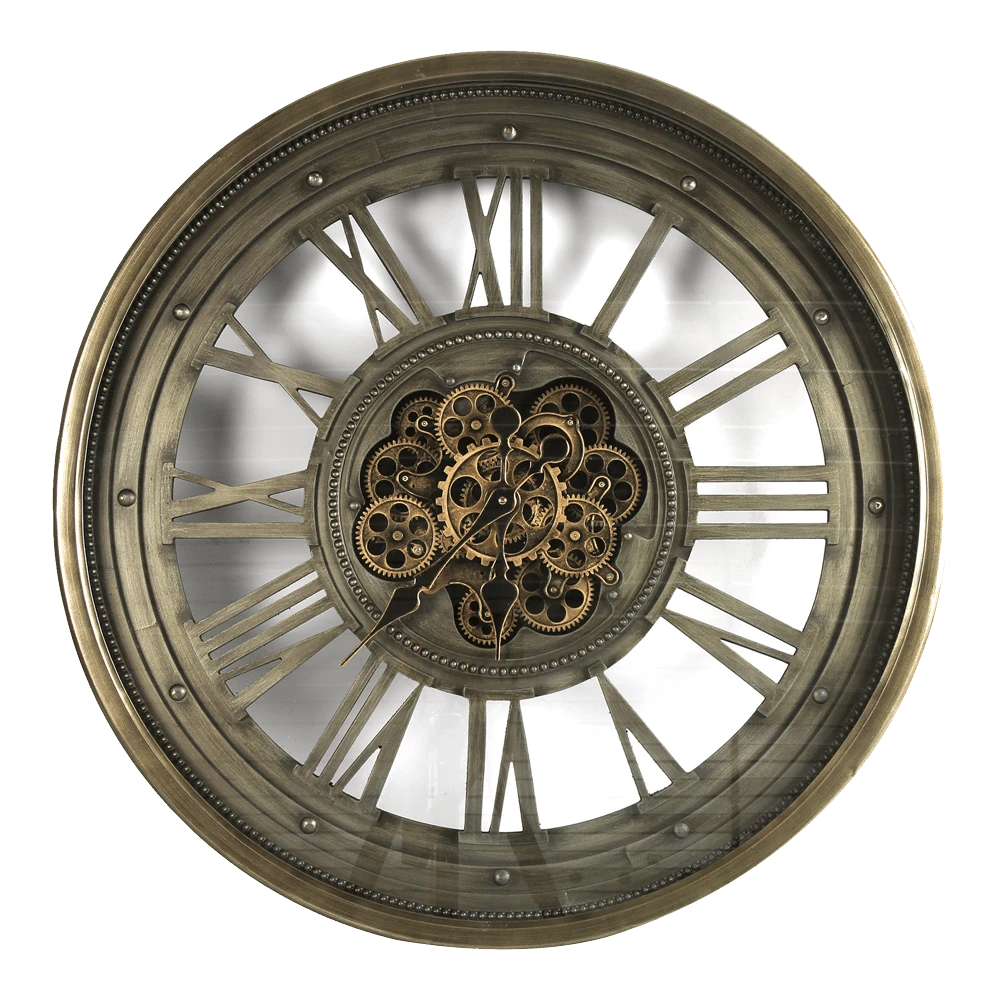 Klok Marinus Grijs U00f8 80 Cm - Wandklok