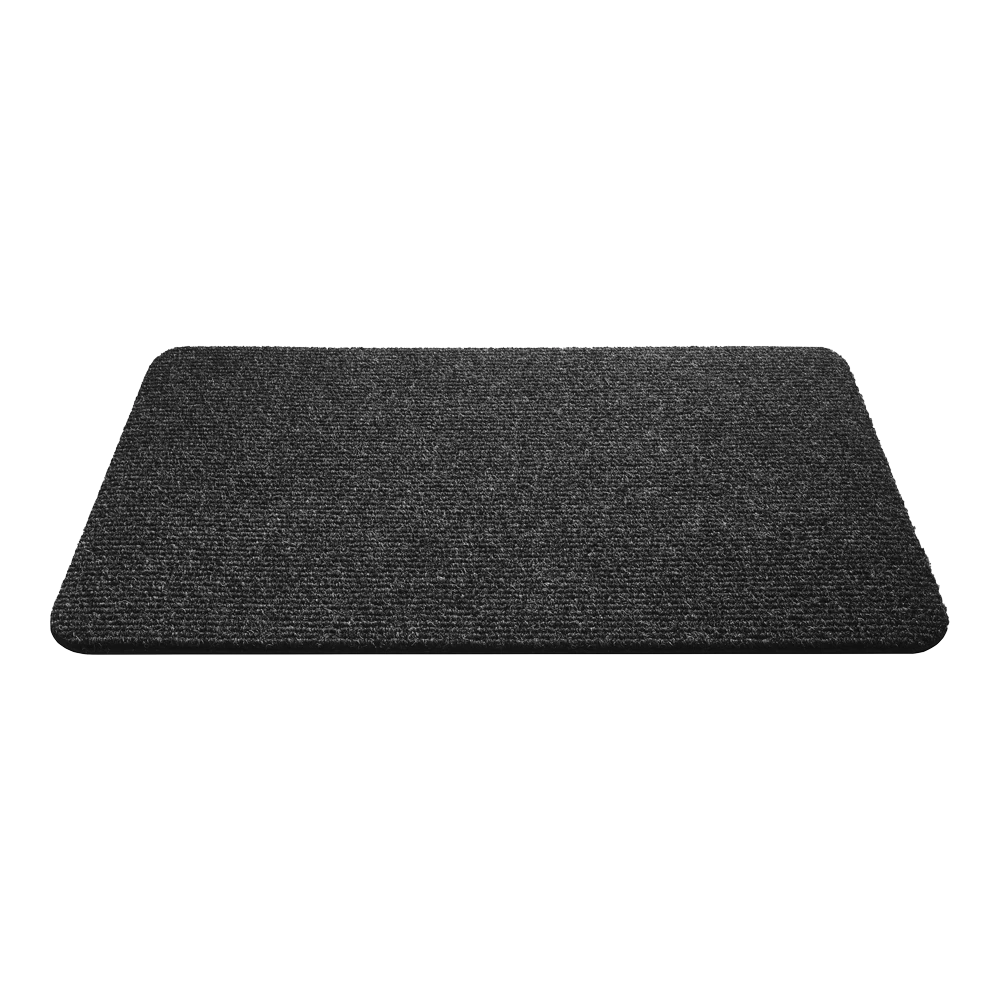 Mega Ribmat - 80x50cm - Antraciet - Deurmat - Afbeelding 2