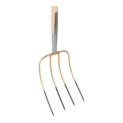 Mestvork 4 Tands Licht Compleet - 85cm - TalenTools