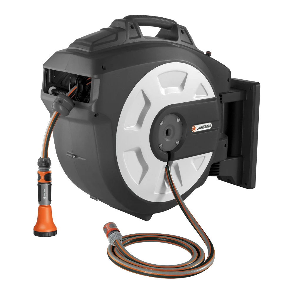 Roll-up Auto Met Broes - 35m - Wit - Gardena