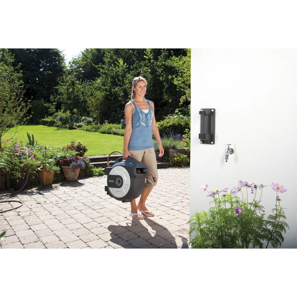 Roll-up Auto Met Broes - 35m - Wit - Gardena - Afbeelding 2