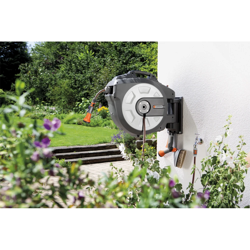 Roll-up Auto Met Broes - 35m - Wit - Gardena - Afbeelding 3