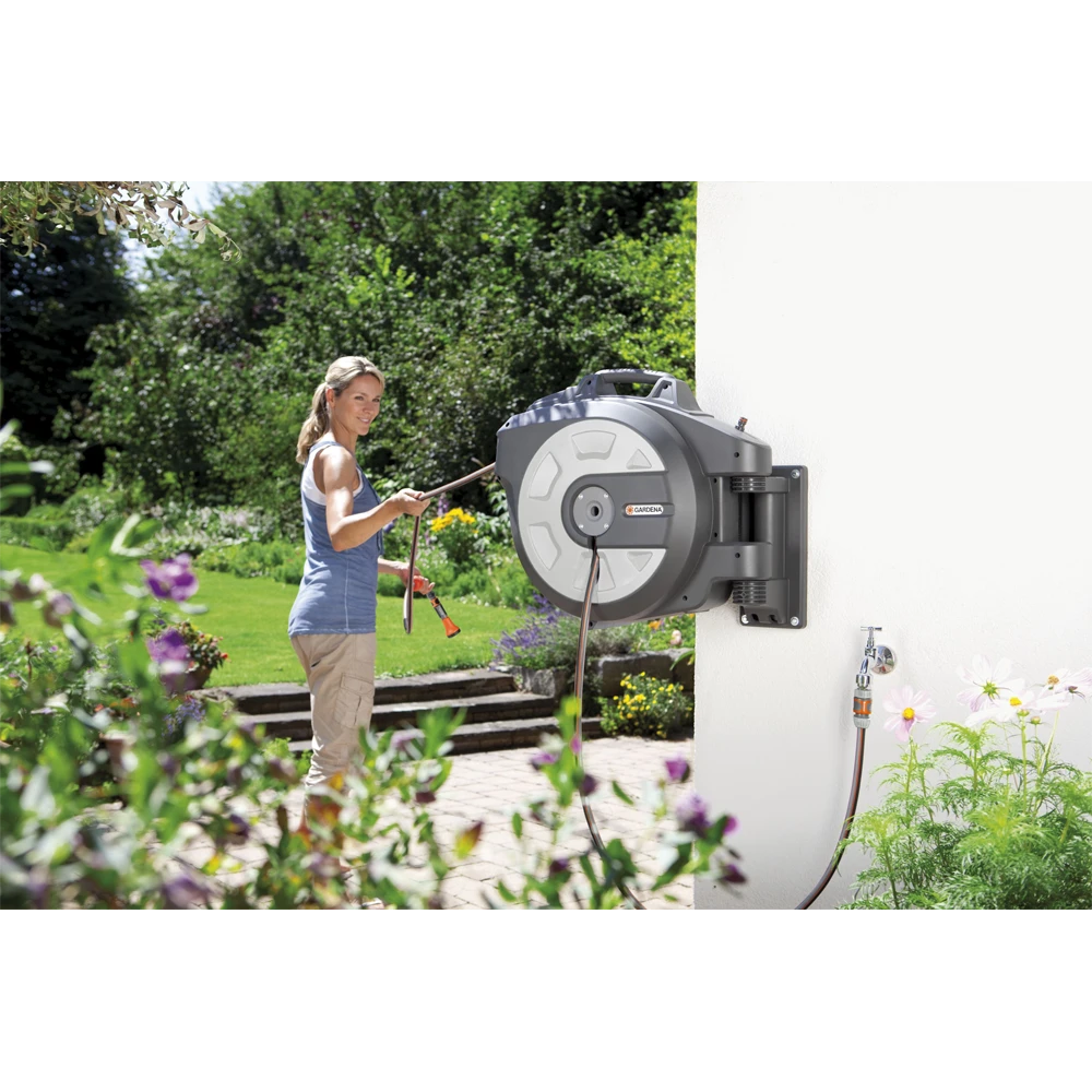 Roll-up Auto Met Broes - 35m - Wit - Gardena - Afbeelding 5