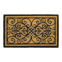 HAMAT Ruco Design Vloermat - 75x45cm - Zwart/Bruin - Deurmat