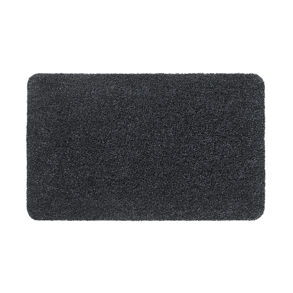 Schoonloopmat Aqualuxe - 80x50cm - Antraciet - Deurmat