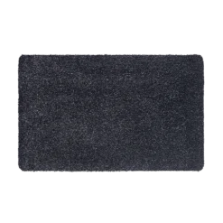 Schoonloopmat Aqualuxe - 80x50cm - Graphite - Deurmat