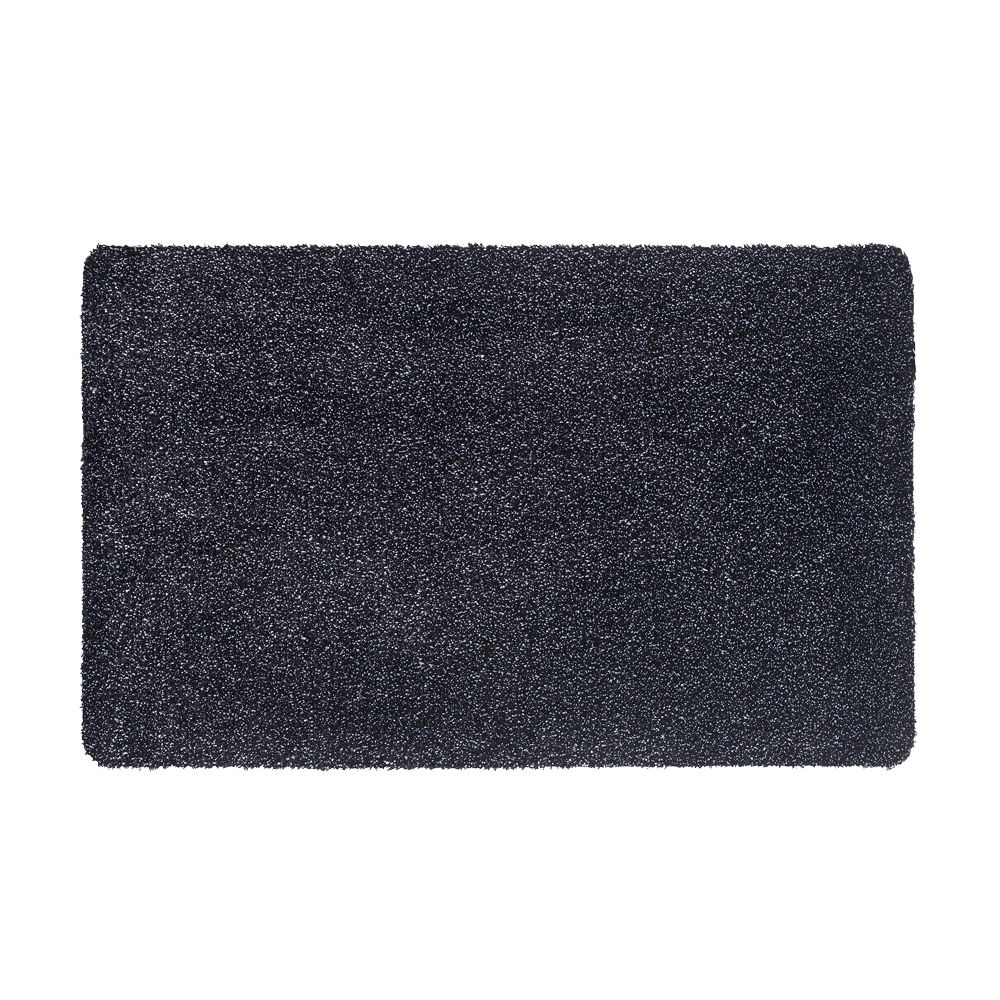 Schoonloopmat Aqualuxe - 80x50cm - Graphite - Deurmat