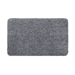 Schoonloopmat Aqualuxe - 80x50cm - Grijs - Deurmat