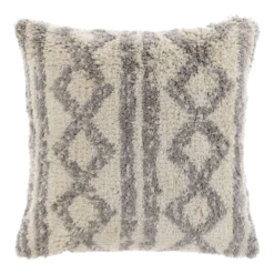 Unique Living Sierkussen Elliot - 45x45cm - Chateau Grey