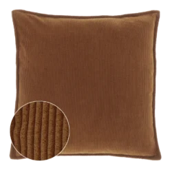 Unique Living Sierkussen Janna - 45x45cm - Leather Brown