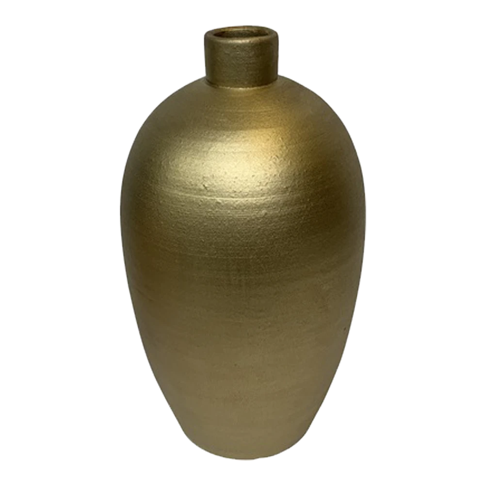 Vaas Alto - D19 X H30cm - Mat Goud - Afbeelding 2