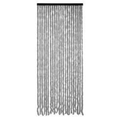 Vliegengordijn Kattenstaart - Wit En Grijs - 90 X 220cm - Sun-Arts