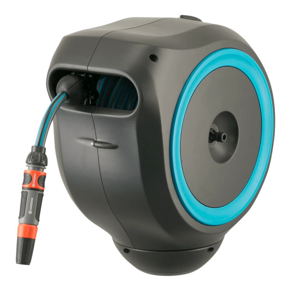 Wandslangenbox RollUp - S - 15m - Blauw - Gardena