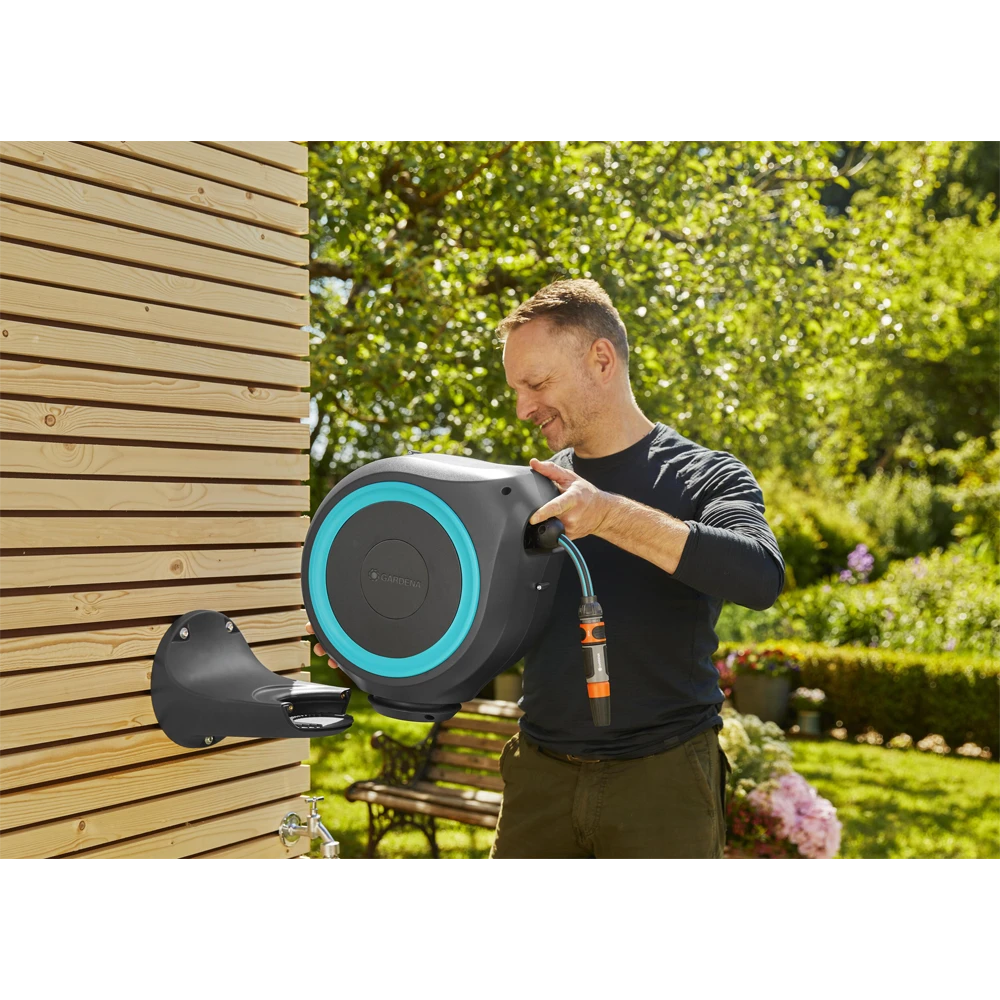 Wandslangenbox RollUp - S - 15m - Blauw - Gardena - Afbeelding 4