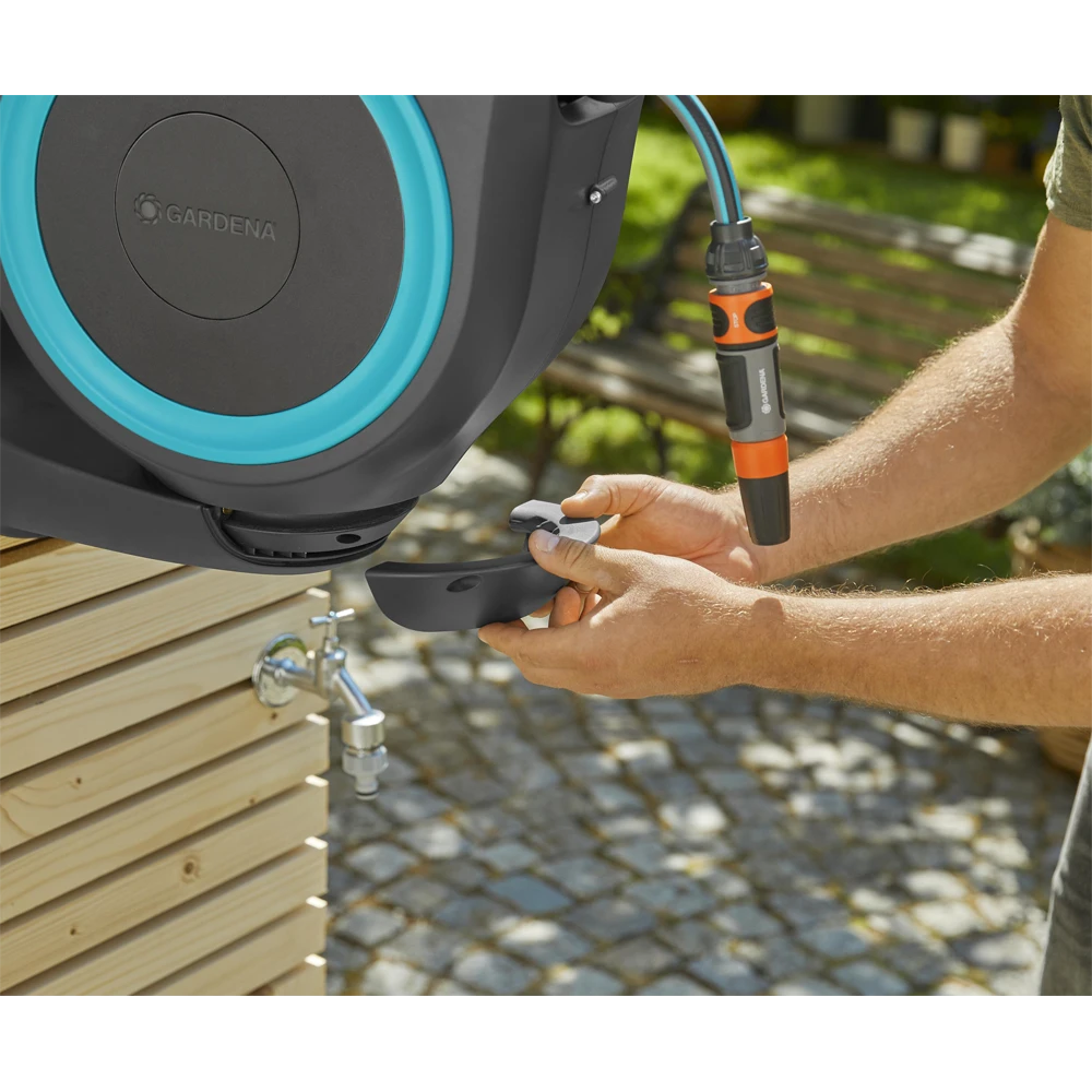 Wandslangenbox RollUp - S - 15m - Blauw - Gardena - Afbeelding 5