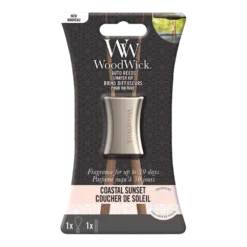 Woodwick Auto Reed Starter Kit Coastal Sunset - Auto Parfum