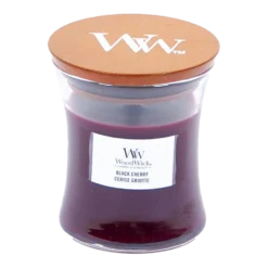 Woodwick Black Cherry Mini Candle - Geurkaars