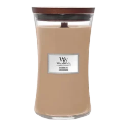 Woodwick Cashmere Large Candle - Geurkaars