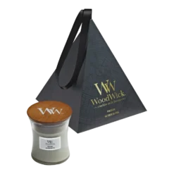 Woodwick Deluxe Gift Set Mini Jar Fireside - Geurkaars