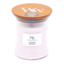 Woodwick Rosewood Medium Candle - Geurkaars