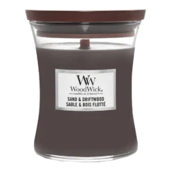 Woodwick Sand & Driftwood Mini Candle - Geurkaars