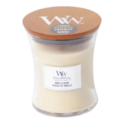 Woodwick Vanilla Bean Medium Candle - Geurkaars