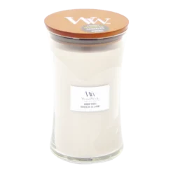 Woodwick Warm Wool Large Candle - Geurkaars