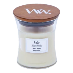 Woodwick White Honey Mini Candle - Geurkaars