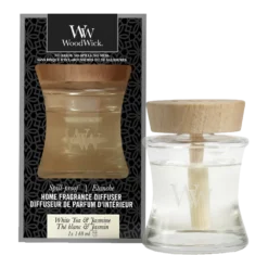 WoodWick WW White Tea & Jasmine Home Fragrance Diffuser