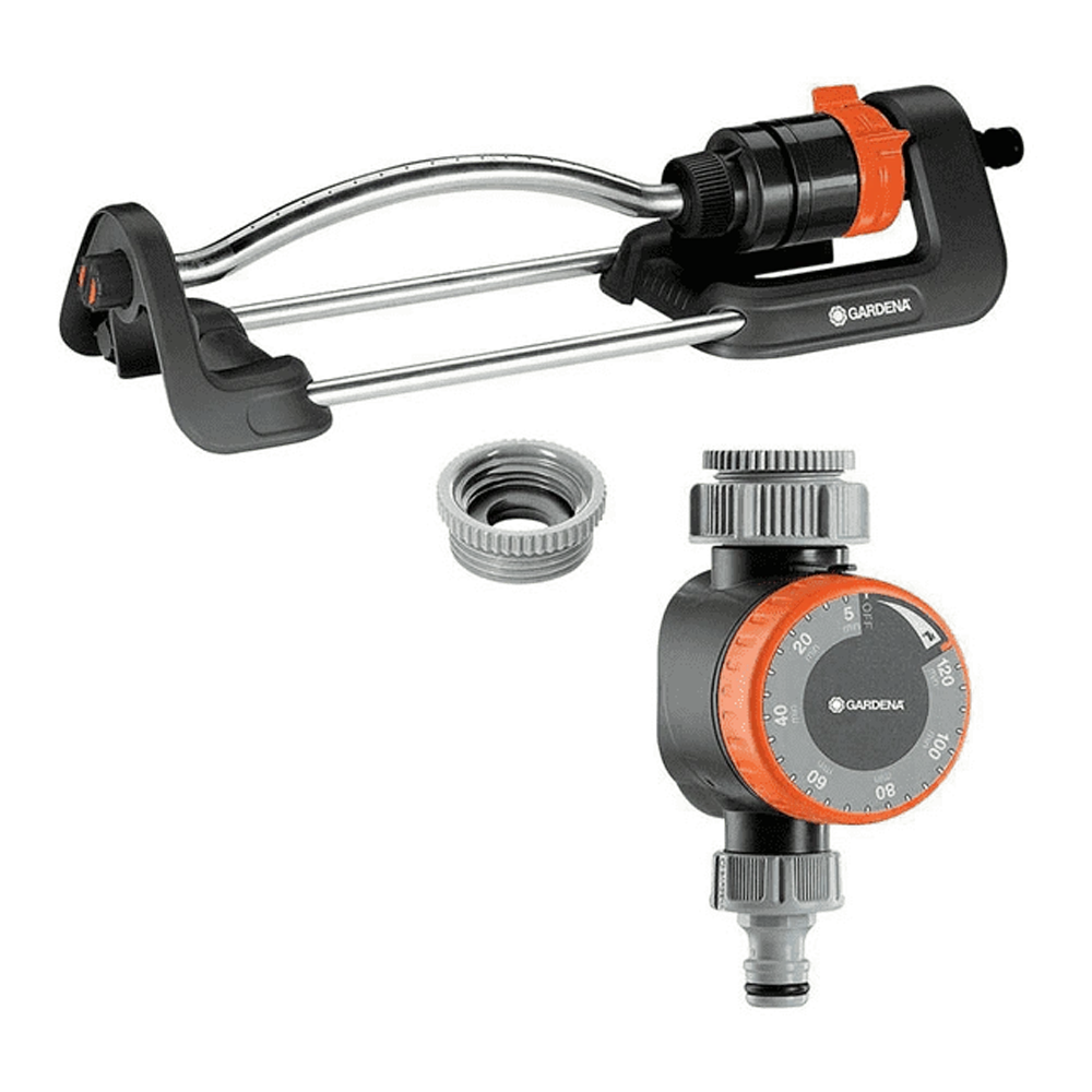 Zwenksproeier Aqua Met Watertimer - S - Gardena
